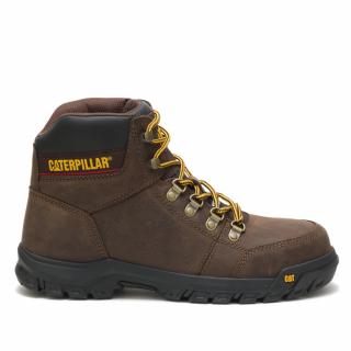 CAT Men's Work Boots with Outline Steel Toe